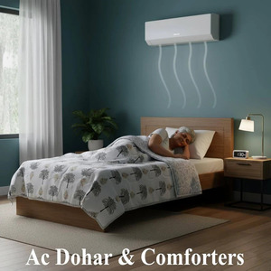 Couette en coton imprimé – Couvre-lit matelassé léger à motifs floraux pour la décoration de chambre, la literie domestique et la vente en gros - Product Image 2