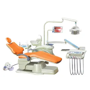 Ysenmed tıbbi diş ekipmanları elektrik dişçi sandalyesi birim fiyat diş ünitesi ile özelleştirilmiş renk