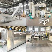Ligne de production automatisée complète pour la fabrication de poudre de cacao et l'alcalinisation, avec équipement de traitement et automatisation