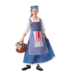 Nuevo Disfraz de Halloween para Niñas, Estilo Medieval, Camarera Francesa, para Cosplay, Representaciones Escénicas - Product Image 6
