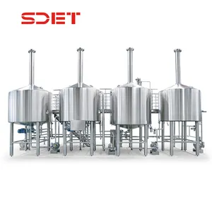 Peralatan dan perlengkapan pembuat bir komersial sistem pembuatan bir otomatis sepenuhnya