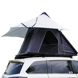 Tente de toit triangulaire en toile <span class=keywords><strong>Volkswagen</strong></span> pour SUV 4x4 tout-terrain, imperméable, pour <span class=keywords><strong>camping</strong></span> en extérieur, 4 personnes, été, quatre saisons - Product Image 5