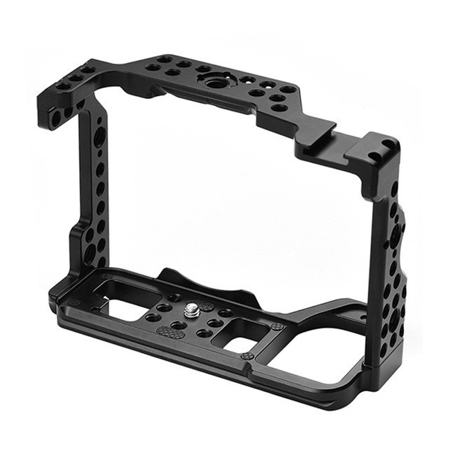 A9II Camera Video Cage for Sony Camera Extension Cold Shoe Aluminium Stabilizer Mount Rig for Camera Video Accessories