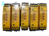 Relé de Seguridad PNOZ S5 24VDC de Doble Canal, Módulo de Protección y Monitoreo de Circuito de Seguridad para Cortinas de Luz y Puertas de Seguridad