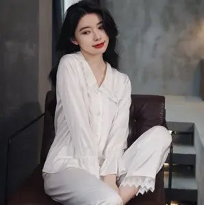 Indumenti <span class=keywords><strong>da</strong></span> <span class=keywords><strong>notte</strong></span> <span class=keywords><strong>da</strong></span> donna <span class=keywords><strong>eleganti</strong></span> <span class=keywords><strong>camicie</strong></span> <span class=keywords><strong>da</strong></span> <span class=keywords><strong>notte</strong></span> in seta per la casa - Product Image 1