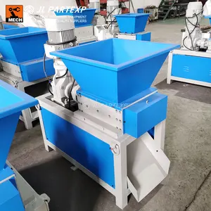 Màu Xanh công nghiệp nhỏ gọn phế liệu đồng dây điện/ống điện mèo Cáp Shredder Máy Nghiền tái chế dây chuyền sản xuất