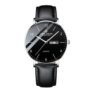<span class=keywords><strong>Montre</strong></span> à Quartz Homme Louie Juelen, Verre Saphir, Maille en Acier Inoxydable, Boîtier en Alliage 41mm, Aiguilles Lumineuses, Étanche, Classique et Tendance - Product Image 6