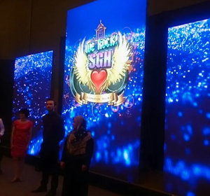 Écran LED extérieur P2.6, mur vidéo en aluminium, montage vertical, publicité graphique - Product Image 1