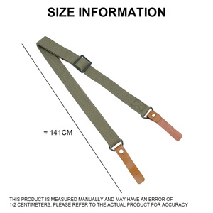 Sangle tactique réglable en cuir et nylon, confortable et élégante, série AK, pour la chasse, pour tige en carbone - Product Image 6