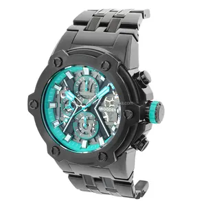 新しい防水グローメンズウォッチファッションreloj de lujo高級時計メンズ卸売ステンレス鋼腕時計