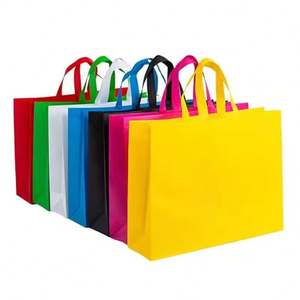 Venta Directa de Fábrica, Bolsas de Tela No Tejida con Impresión de Logotipo Personalizado, Bolsas Ecológicas Reutilizables - Product Image 4