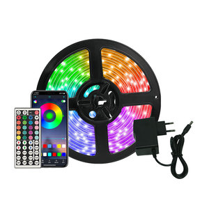 Joystar 30m thông minh dải ánh sáng 12LEDs/M <span class=keywords><strong>15m</strong></span>/cuộn <span class=keywords><strong>RGB</strong></span> thay đổi màu sắc ứng dụng điều khiển LED Strip Lights với điều khiển từ xa - Product Image 6