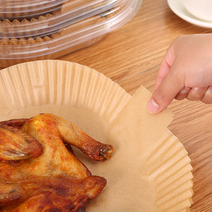 ถาดกระดาษสำหรับหม้อทอดไร้น้ำมัน แบบสี่เหลี่ยม เคลือบซิลิโคน เกรดสำหรับอาหาร ใช้แล้วทิ้ง แผ่นรองอบ 42gsm - Product Image 3