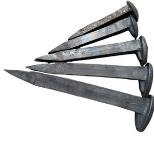 Q235 lớp thép Train theo dõi Spike đường sắt móng tay đôi/capped/chequered/cupped/rãnh Shank các Loại carton đường sắt phụ tùng - Product Image 1