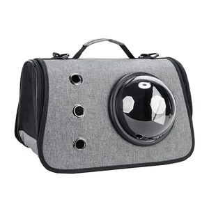 Spacious Ventilated Pet <b>Backpack</b> with Transparent Dome Window for Everyday Use Comfortable Pet Tote - Product Image 1