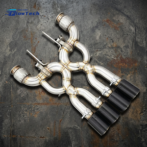 Sistema de escape de alto rendimiento, superventas, de acero inoxidable, tubo recto, Catback, para McLaren 720-765LT, sin válvula - Product Image 6
