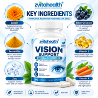 Complément alimentaire avancé pour la santé oculaire Private Label Retina Clear Pro 60 Capsules avec un mélange exclusif de 695 mg
