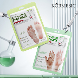 Masque éclaircissant et exfoliant pour les mains et les pieds KORMESIC certifié Bpom 40 ml, enrichi en vitamine E, hydratant, non collant, en feuille - Product Image 1