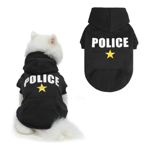 Sudadera con capucha de seguridad para perros, suéter Multicolor para cachorros, abrigo para perros para clima frío, ropa de lana suave cepillada para mascotas, Sudadera con capucha para perros y gatos - Product Image 4