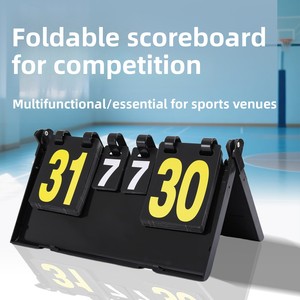 Tabellone Segnapunti Sportivo Multifunzionale Portatile Pieghevole per Pickleball, Badminton, Pallavolo, <span class=keywords><strong>Basket</strong></span> - Product Image 4
