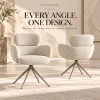 Fauteuil d'appoint moderne en polaire Teddy, rembourré et confortable, avec pieds en métal, idéal pour les salons, les chambres et les appartements