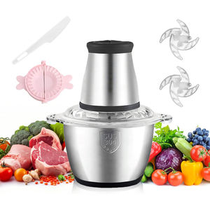 Hot Sell Cheap Factory Price Kitchen <b>Food</b> Meat Mincer Chopper Best Home Mini Stainless Steel 2l 3l <b>Electric</b> Meat - Product Image 1