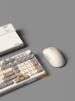 Nouveau clavier à membrane filaire USB rétroéclairé RVB arc-en-ciel 98 touches, échangeable à chaud, coque ABS, trois tons de couleur, pour bureau et ordinateur