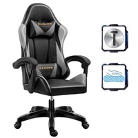 Chaise de jeu professionnelle personnalisée - Chaise de jeu ergonomique en cuir extensible pour ordinateur et voiture avec pivot à 360 degrés