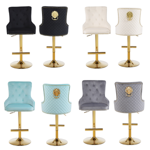 Thương mại nội thất ăn sáng truy cập hiện đại xoay nhung làm bằng tay thanh phân - Product Image 1