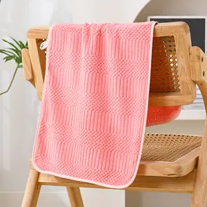 Household 35*75cm Coral Velvet Soft Hair Hand Bath Towel Adult Super Absorbent Thickening Face Towel