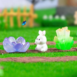 Plantas suculentas en maceta creativas luminosas, decoraciones <span class=keywords><strong>de</strong></span> bricolaje, jarrón, accesorios para macetas, adornos <span class=keywords><strong>de</strong></span> micropaisaje - Product Image 4