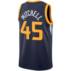 Của nam giới Utah #45 Donovan Mitchell cổ điển thành phố phiên bản bóng rổ Jersey-thêu với logo khâu - Product Image 2