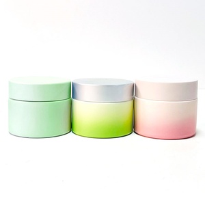 Luxury 10g 20g 30g 50g 100g Frosted Opal <b>Ceramic</b> Glass Skin Cream Cosmetic Plastic Screw Cap Jars Facial Clay Mask Containers - Product Image 4