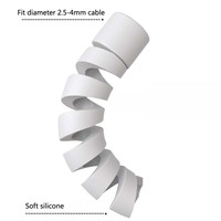 Étuis de protection de câble usb à spirale, haute qualité, accessoires pour mobiles, mini sac de protection de câble de données, étui de chargement en silicone