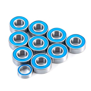 Tamiya RC Car Parts 10pcs Metal Bearing Set Sealed Rubber pour Models Grass Hopper Midnight Pumpkin Lunch Box Unimog 406 High - Product Image 1