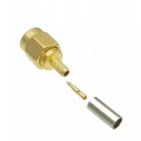 Conector macho SMA de bajo coste, engarce LMR100 RG174 RG316, Cable RF Coaxial SMA macho
