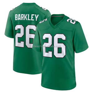 <span class=keywords><strong>Maillot</strong></span> de <span class=keywords><strong>football</strong></span> américain des <span class=keywords><strong>Eagles</strong></span> de Philadelphie cousu en gros # 26 Saquon Barkley # 1 <span class=keywords><strong>Maillot</strong></span> de <span class=keywords><strong>football</strong></span> Jalen Hurts 33 Cooper DeJean - Product Image 2