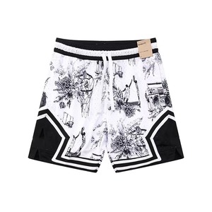 Wholesale Blank/Custom Mesh Basketball <b>Shorts</b> Breathable Double Layer Mesh Gym <b>Shorts</b> Men Athletic Sports <b>Shorts</b> with Pockets - Product Image 2