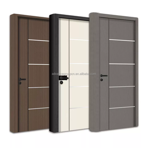 Panel de <span class=keywords><strong>puerta</strong></span> pintado con acabado <span class=keywords><strong>MDF</strong></span> <span class=keywords><strong>Interior</strong></span> de madera de diseño Simple para contrachapado de habitación <span class=keywords><strong>Interior</strong></span> - Product Image 2