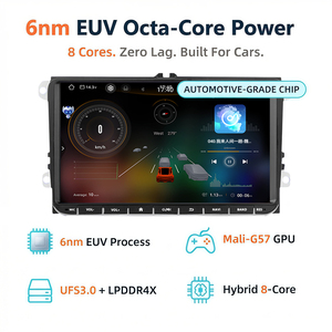 ระบบนำทาง GPS สำหรับ <span class=keywords><strong>N6</strong></span>กอล์ฟ VW Passat Tiguan ระบบแอนดรอยด์13 UIS7870SC 6Nm OCTA Core QLED 4G LTE - Product Image 2