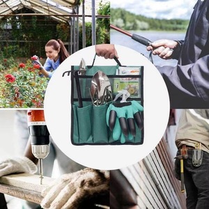 Sac à outils BSCI pour siège de jardinage, sac de rangement pliable pour outils de plantation à fixer sur un banc, trousse à outils de jardinage - Product Image 5