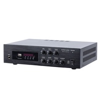Kit Amplifier Digital Profesional 100V 20W 40W 60W dengan MP3 USB SD Card untuk Sistem PA
