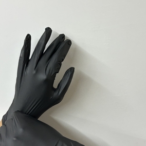 Vente en gros de gants de cuisine synthétiques jetables en <span class=keywords><strong>vinyle</strong></span> nitrile pour salon de tatouage gants de cuisine sans poudre en <span class=keywords><strong>vinyle</strong></span> et nitrile - Product Image 4