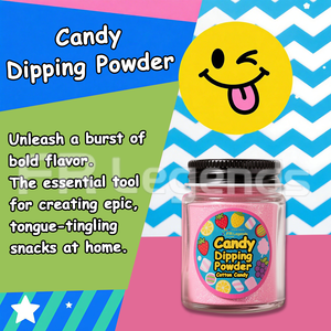 OEM granulato zucchero vitaminico immersione Gummies zucchero filato lecca lecca di frutta fresca frutta per immersione in polvere - Product Image 6