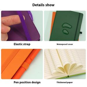 Cuaderno A5 de Tapa Dura al por Mayor, Encuadernación Térmica, Correa de Cuero Rígido, Cinturón Elástico, Logotipo Personalizado Impreso, <span class=keywords><strong>Libreta</strong></span> de Oficina, Diario, en Existencia - Product Image 5