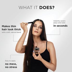 Polvo para Retoque de Raíces con Logotipo Personalizado, Polvo Impermeable para Cubrir la Línea del Cabello, Corrector de Pérdida de Cabello, Polvo para Disimular el Cabello Fino - Product Image 2