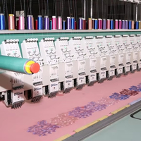Machine à broder la dentelle informatisée Richpeace 66 têtes, haute vitesse, haute précision, facile à utiliser pour les vêtements