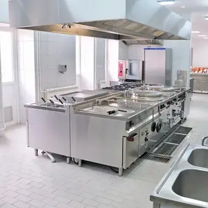 Personalizado de apertura de equipos de cocina de diseño y la apertura de equipos de cocina de producción/equipo de restauración comercial