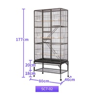 Bon vendeur Cages à oiseaux durables d'excellente qualité à vendre Cage à pigeon à la mode Cage à canari