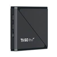 Boîtier TV Android 15 TX60 Pro Allwinner H313 Quad Core avec décodage vidéo 8K, décodeur intelligent 16 Go 256 Go, Wi-Fi 5G, BT5.2, OEM ODM